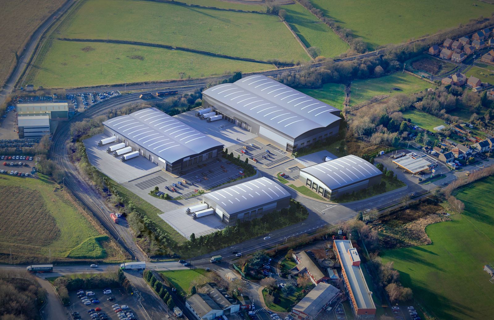 Bardon in Leicestershire in Barwood Capita's Growth Fund IV, an 11.25 acre site which is being speculatively developed for a 4-unit industrial scheme totalling 200,500 sq ft